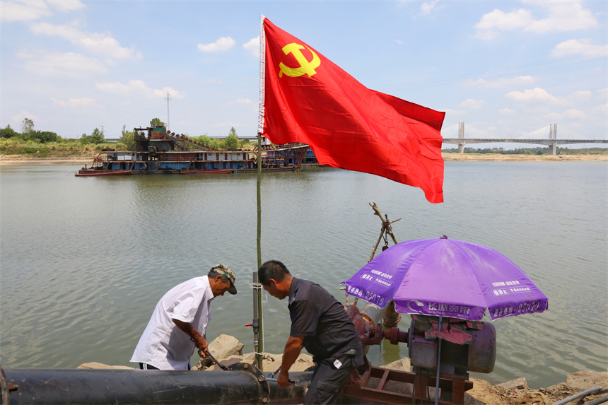 湖北浠水：直面“烤”驗 全力打好抗旱主動仗