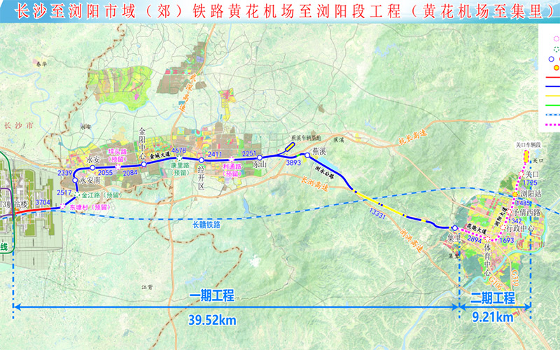 線路圖。鐵四院供圖